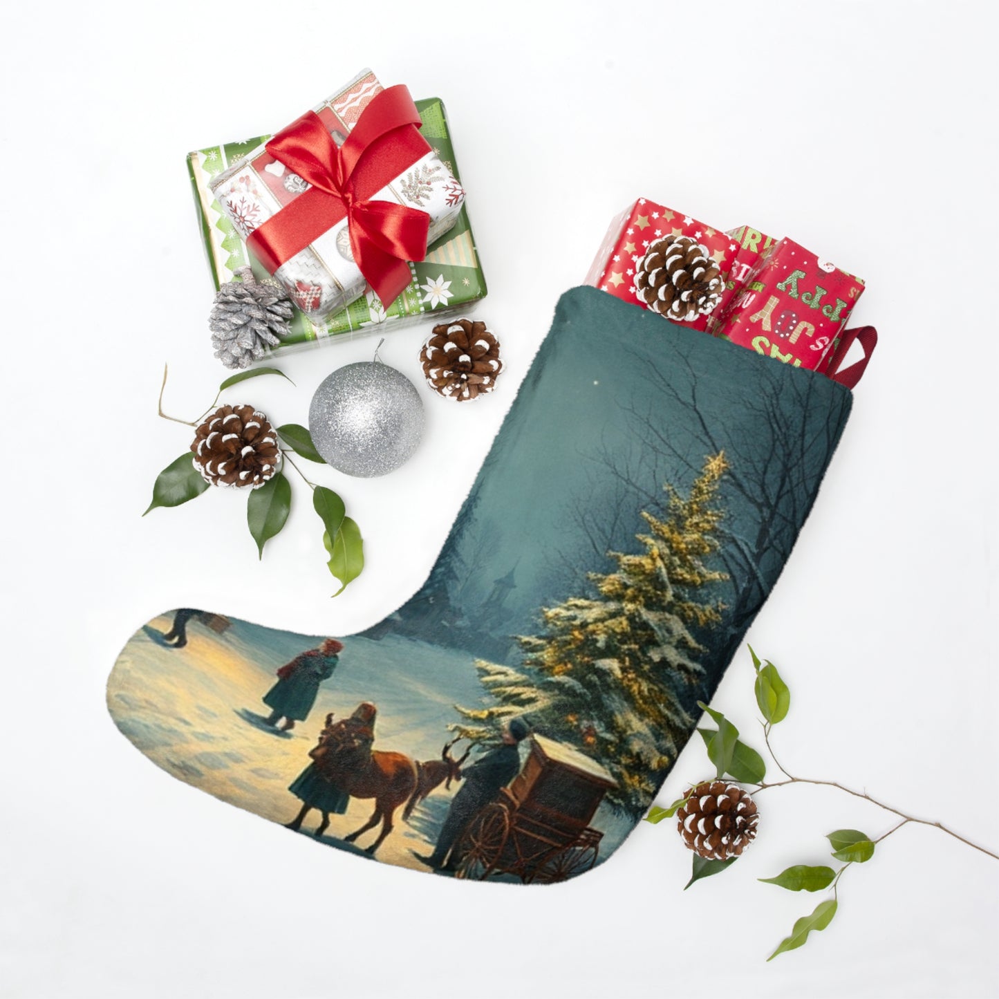 Scene Christmas Stockings