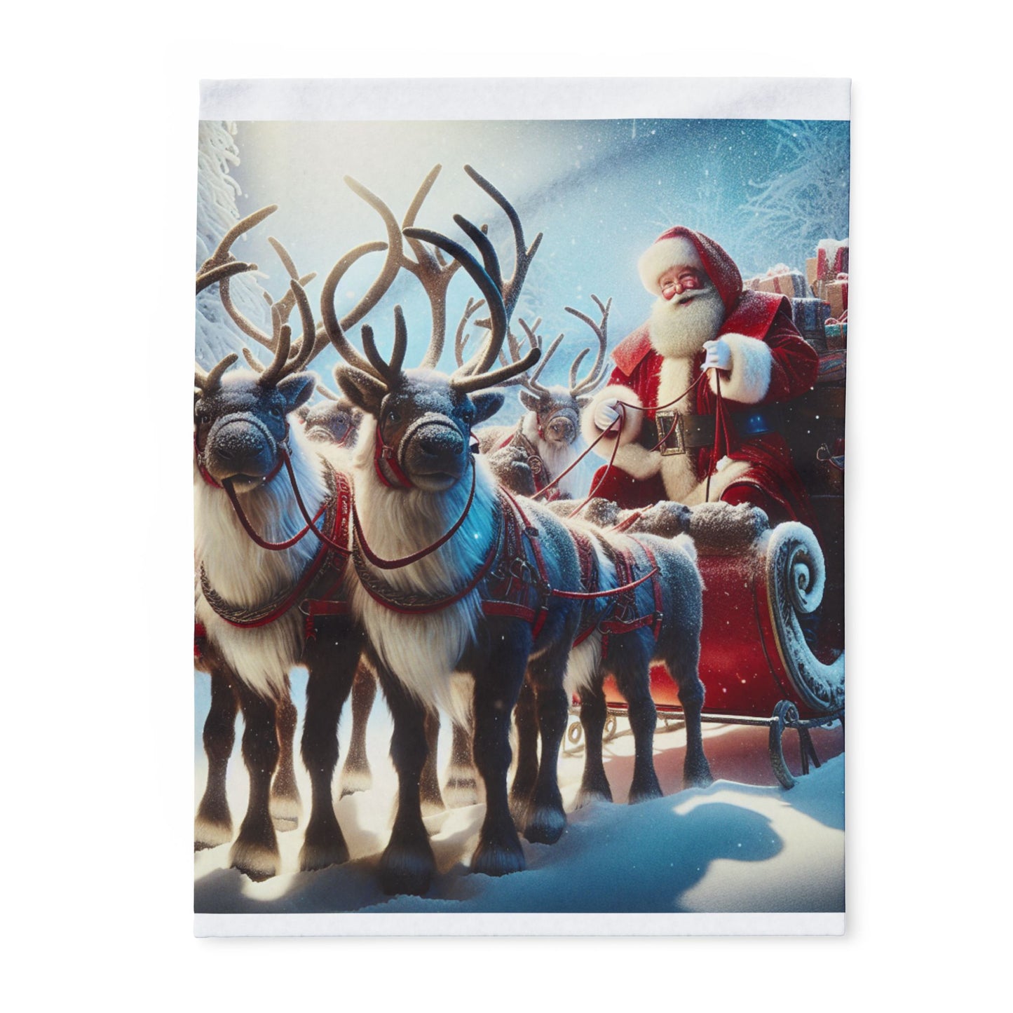 Santa Arctic Fleece Blanket