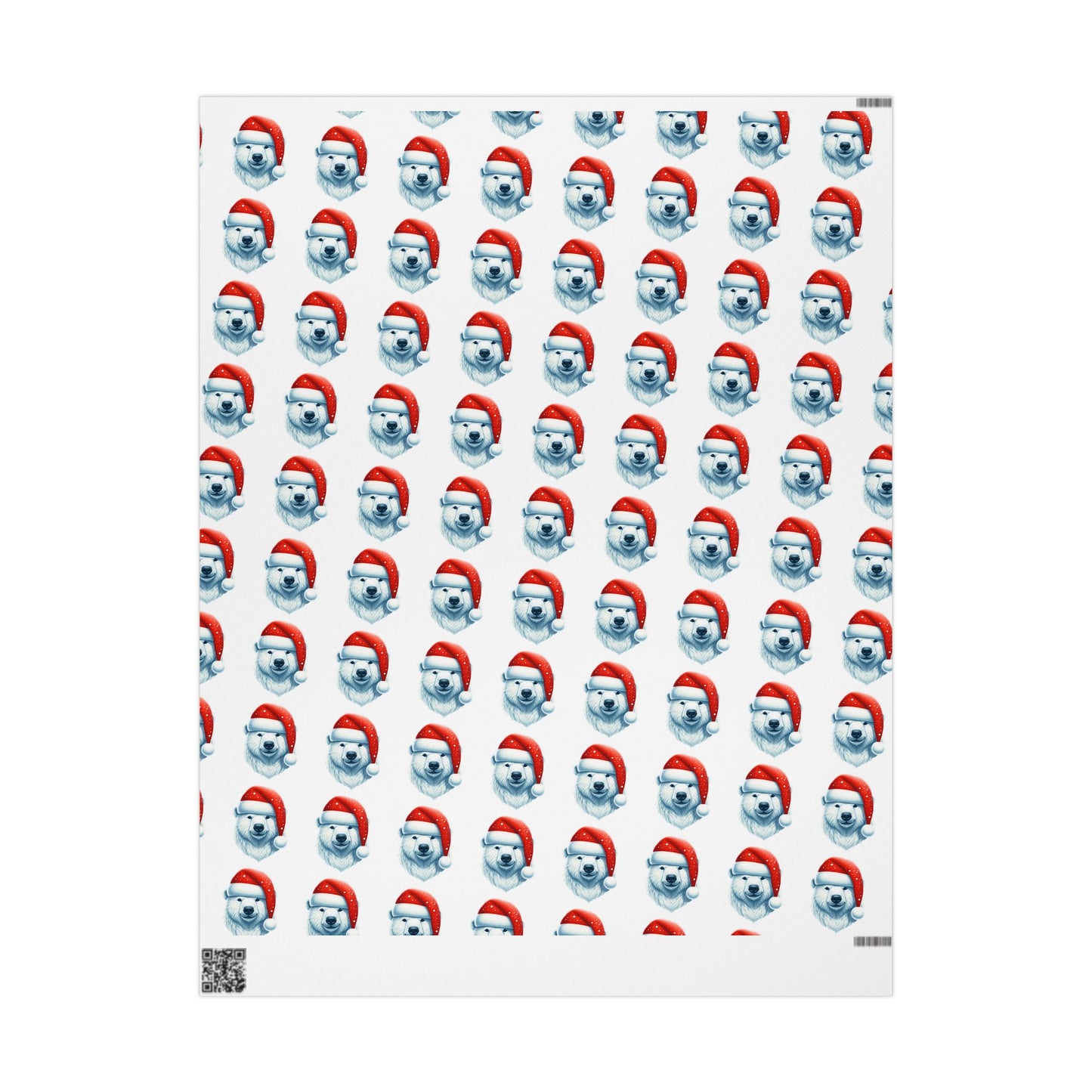 Wrapping Paper - Polar Bear Design