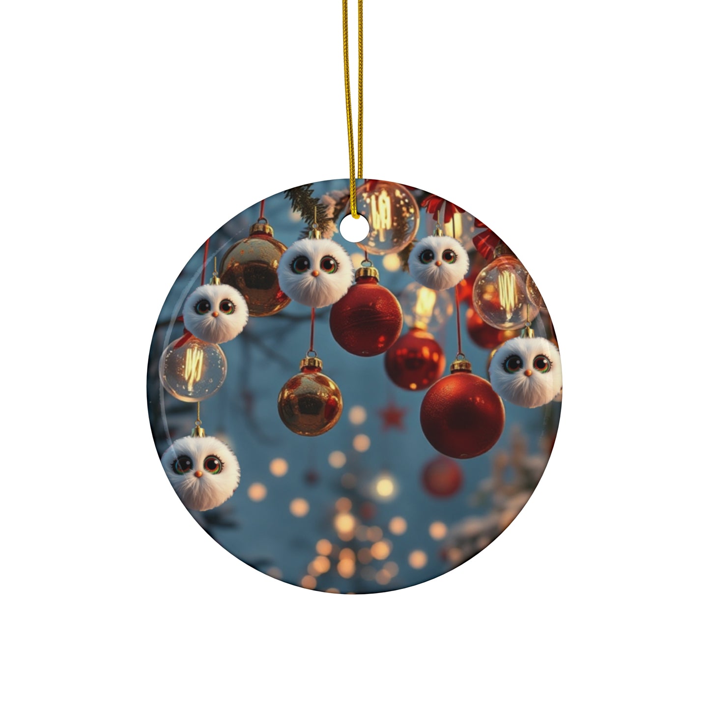 Ceramic Ornament - Cute Christmas Tree Decoration