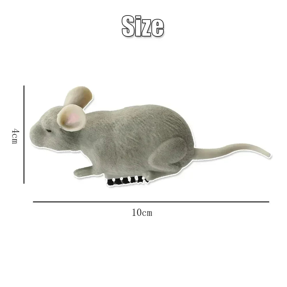 Vibrating Crawling Plush Mouse Toy