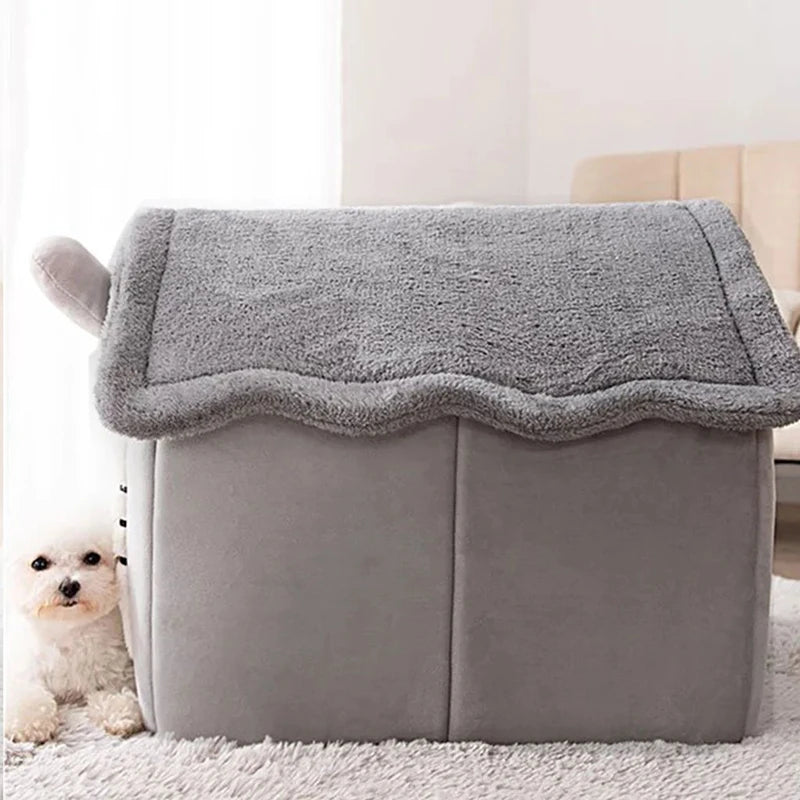 Cozy Dog Bed House – The Perfect Hideaway for Your Pet!