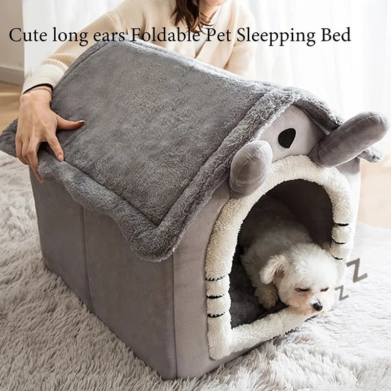 Cozy Dog Bed House – The Perfect Hideaway for Your Pet!