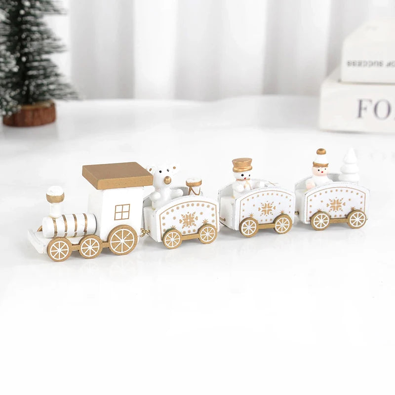 Christmas Wooden Train Decoration