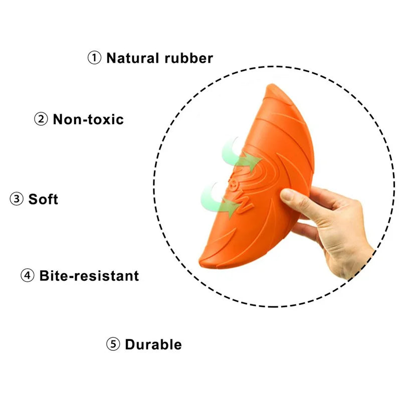 Bite-Resistant Flying Disc – Multifunctional Dog Training Toy