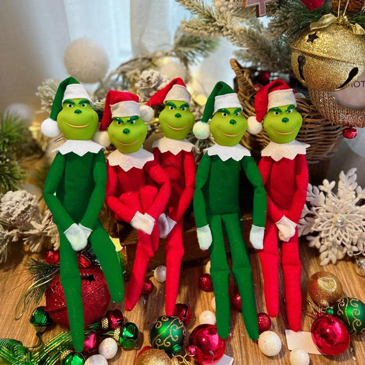 Grinch Inspired Christmas Elf On The Shelf