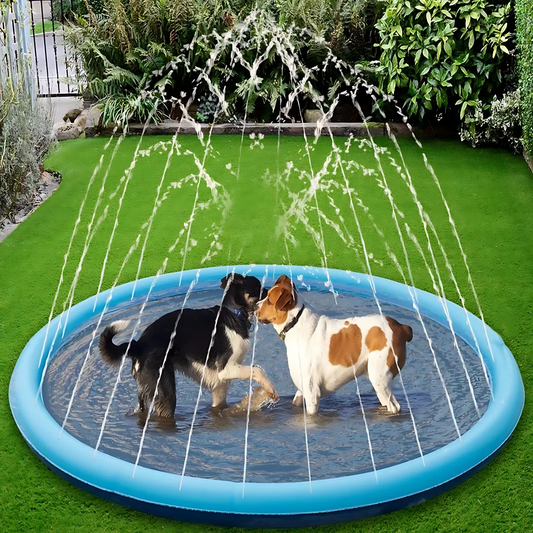 Summer Pet Swimming Pool Inflatable Water Sprinkler Pad