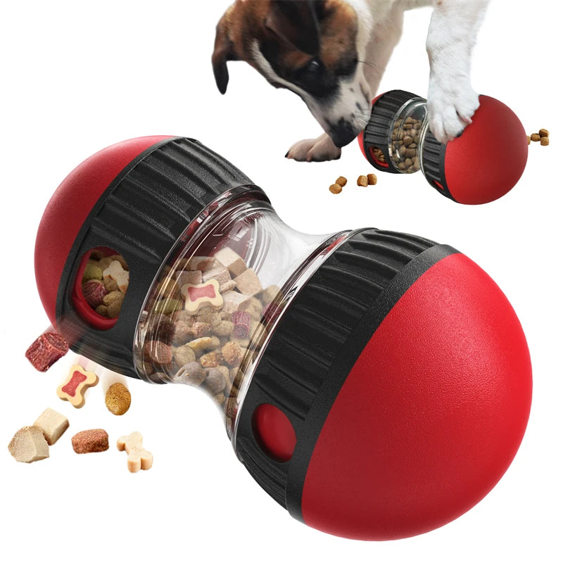 Interactive Dog Toy with Rolling Ball & Treat Dispenser – Intelligence & Habit-Building Toy